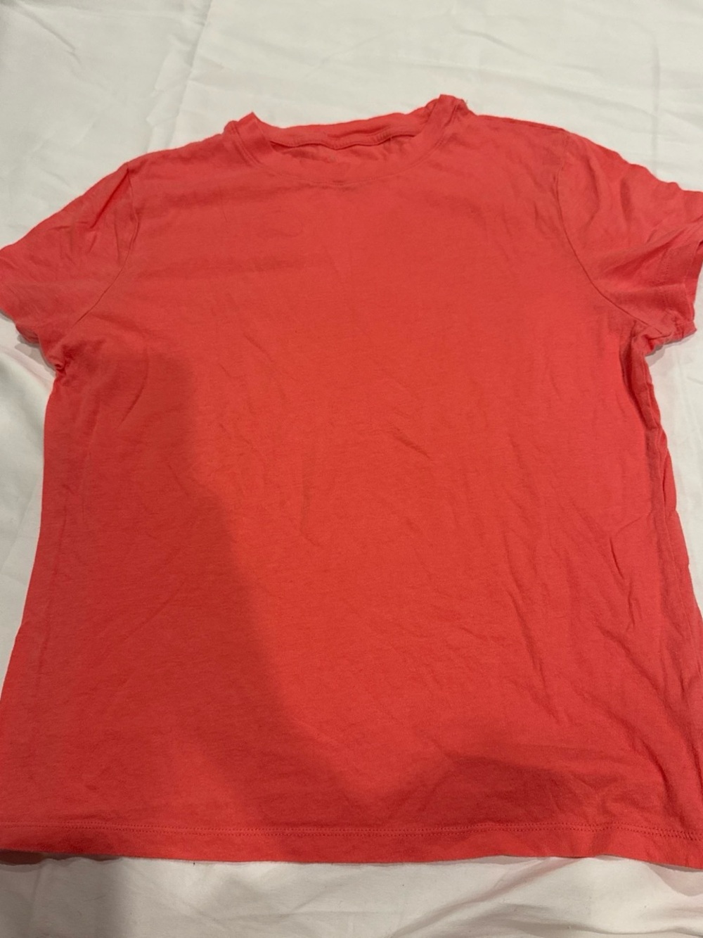 Women’s a new day Short Sleeve Crew Neck Tee - Coral